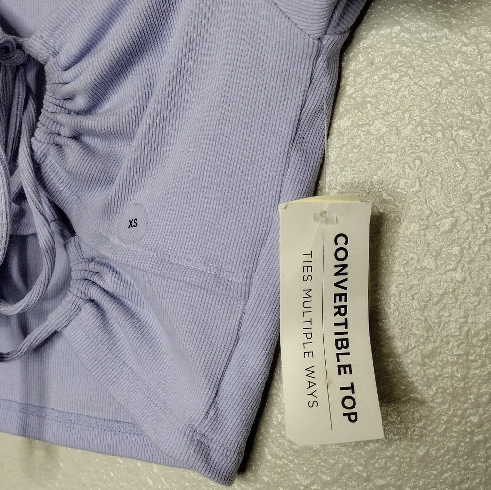 NWT Aéropostale Ties Multiple Ways Convertible Crop Top